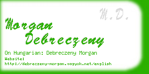 morgan debreczeny business card